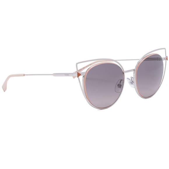 Fendi Sunglasses Palladium w/Grey Lens - Picture 5 of 5